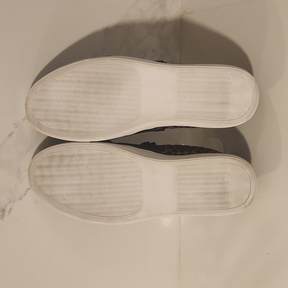 Donald Pliner Leopard Print Hairy Calf Brown Black Slip-On Flats Shoes Size 8.5M - Picture 8 of 13